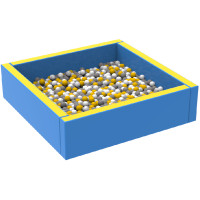 Бассейн мягкий для детей квадратный 150х150 см HOP-HOP